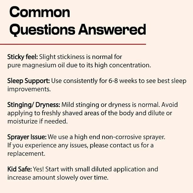 Magnesium Mist Natural Sleep Aid and Deodorant with Essential Oils 8 oz
