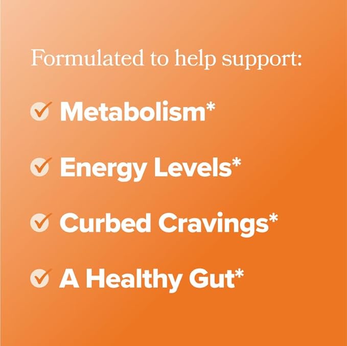 URO Metabolism + Probiotic Support Capsules – Metabolism Gut Health &amp Sustained Energy – with Chromium Picolinate Green Coffee Bean Extract &amp Targeted Probiotics – 1 Month Supply – 30 Servin