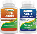 Best Naturals B-100 Complex &amp K2 D3 180 Tablets
