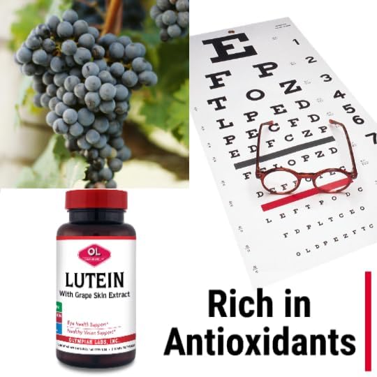 Olympian Labs Lutein 20 mg 60 Capsules Formulated with FloraGLO and Grape Skin Extract Supporting Healthy Vision and Eye Function