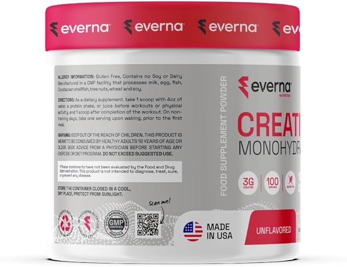CREATINE MONOHYDRATE 100% Pure (Pack) | 21.16oz | 200 Servings | 600G