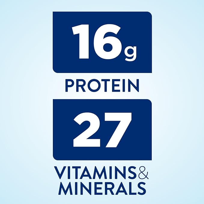 Ensure High Protein Vanilla Nutrition Shake With Fiber 24 Pack &amp Ensure Plus Vanilla Nutrition Shake With Fiber Meal Replacement Shake 24 Pack