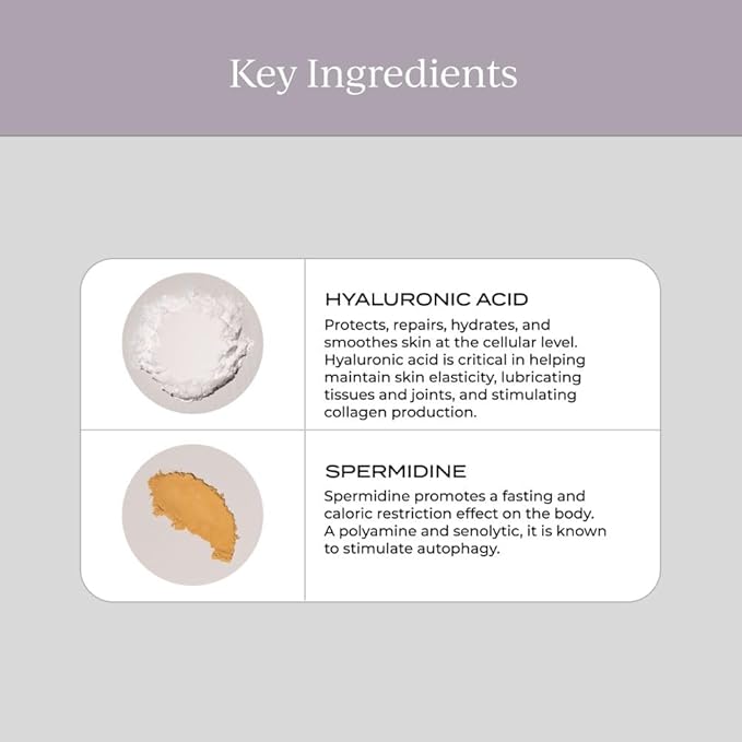 CYMBIOTIKA Healthy Glow Anti Aging Supplement Skin Care &amp Collagen Production Support for Women and Men Includes Hyaluronic Acid Spermidine Restorative Peptides &amp Growth Factors 42 Capsul