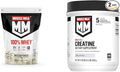 Muscle Milk 100% Whey Protein Powder Vanilla 5 Pound 68 Servings &amp Pro Series Creatine Powder Unflavored 1.1 Pound 100 Servings