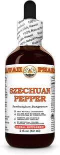 Szechuan Pepper (Zanthoxylum Bungeanum) Dry Berry Husk Tincture All Natural Vegan Pure Liquid Extract - 2 fl.oz