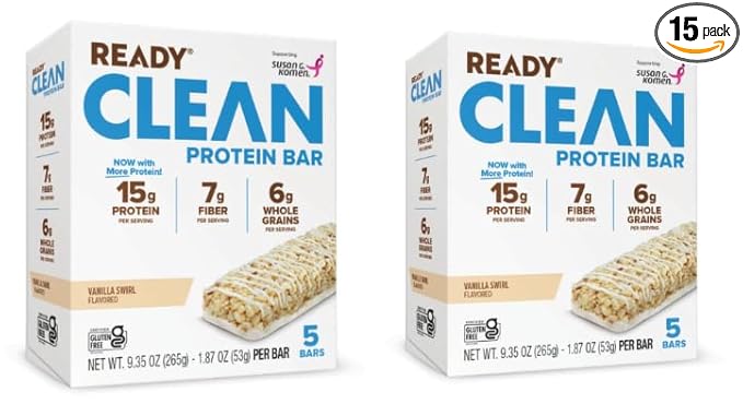Ready Clean Protein Bars Variety pack (Vanilla Swirl 2 pack)