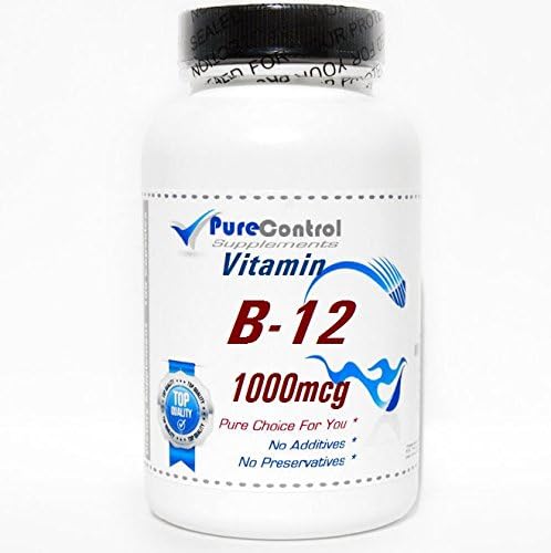 B-12 Vitamin 1000mcg // 100 Capsules // Pure // by PureControl Supplements