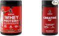 Six Star Elite 100% Whey Protein Plus Triple Chocolate 1.8lbs &amp Creatine Pills X3 Creatine Capsules Muscle Builder