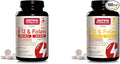 Jarrow Formulas Ultra Strength Methyl B-12 5000 mcg &amp Methyl Folate 800 mcg + P-5-P &amp Extra Strength Methyl B-12 1000 mcg &amp Methyl Folate 400 mcg + P-5-P Dietary Supplement