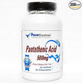 Pantothenic Acid 500mg // 200 Capsules // Pure // by PureControl Supplements