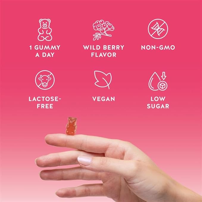 Biotin Gummies for Hair Skin &amp Nails. 5000 mcg High Potency Vegan Vitamins for Faster Hair Growth Stronger Nails &amp Healthy Skin. with Vitamins C &amp E 90 Gummies