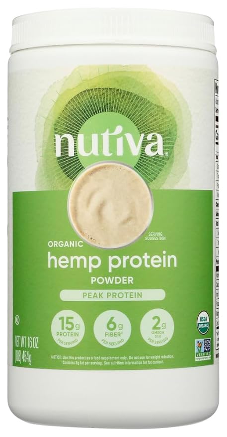 Nutiva Hemp Protein Organic 15g 16 Fl Oz