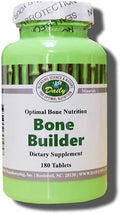 Daily Manufacturing Bone Builder (Vitamin's C D3 K2 Calcium Magnesium Strontium Boron Silicon &amp Betaine Hydrochloride) 180 Tablets