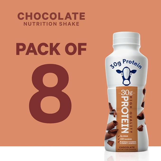 Nutrition-Plan Protein Shakes - 30g Protein Shake Milk Chocolate -11.5 Fl oz (8 Pack)