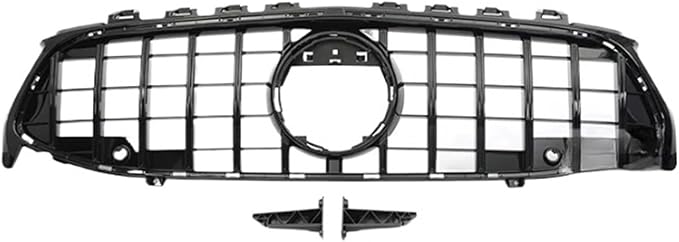 CONERY Automotive Accessories AMG Style CLA35 CLA45 Grille Compatible for Mercedes Benz CLA W118 CLA Grille 180 250 260 2019-2022 (Size : W118 Black WO)