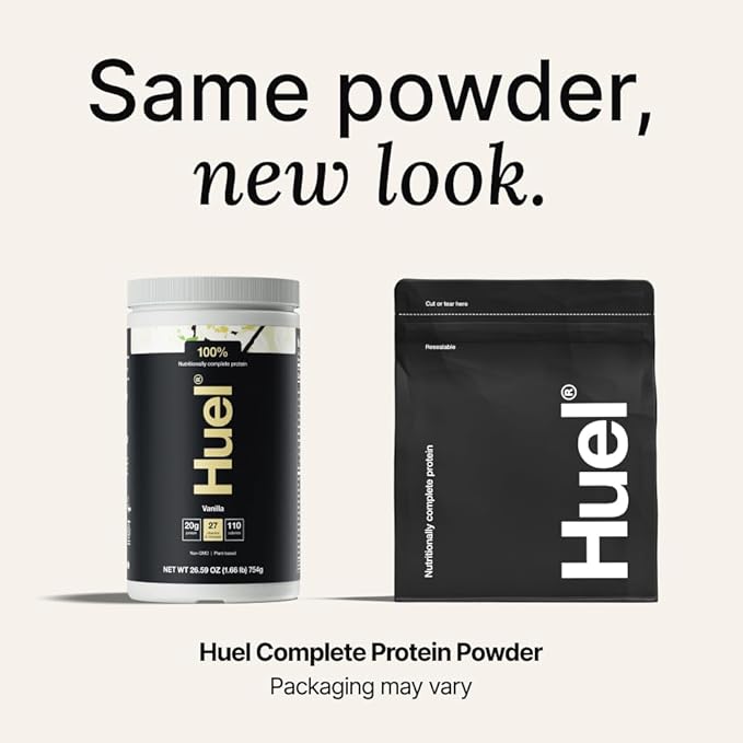 Huel Vegan Protein Powder | Chocolate Fudge Brownie | Complete Nutrition | 20g Protein Powder | 100% Plant-Based | 27 Vitamins &amp Minerals Gluten Free Non-GMO Lactose Free | 26 Servings