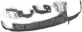 Rear Lip Diffuser with Exhaust Nozzle On Bumper Slide Compatible for Mercedes Benz CLA W117 Class CLA260 CLA4-2018 (Color : 2013-2015 Silver)
