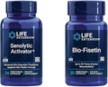 Life Extension Senolytic Activator with Quercetin &amp Fisetin - For Immune Support Anti-Aging &amp Longevity - 36 Vegetarian Capsules &amp 30 Vegetarian Capsules of Bio-Fisetin for Cellular Healt