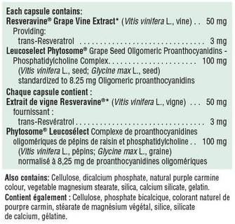 Jamieson Resveratrol- Red Wine Extract with Grape Seed 30 caps