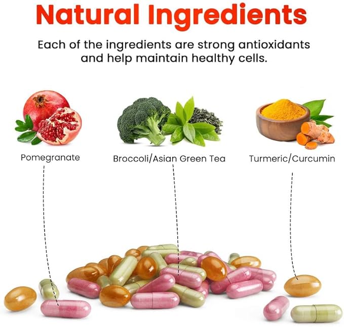 Orignal Super POMI 10X Prostate Supplements for Men - Herbal Formula with Pomegranate Turmeric and Green Tea - Supports Prostate Function and Promotes Urinary Comfort - 90 Count