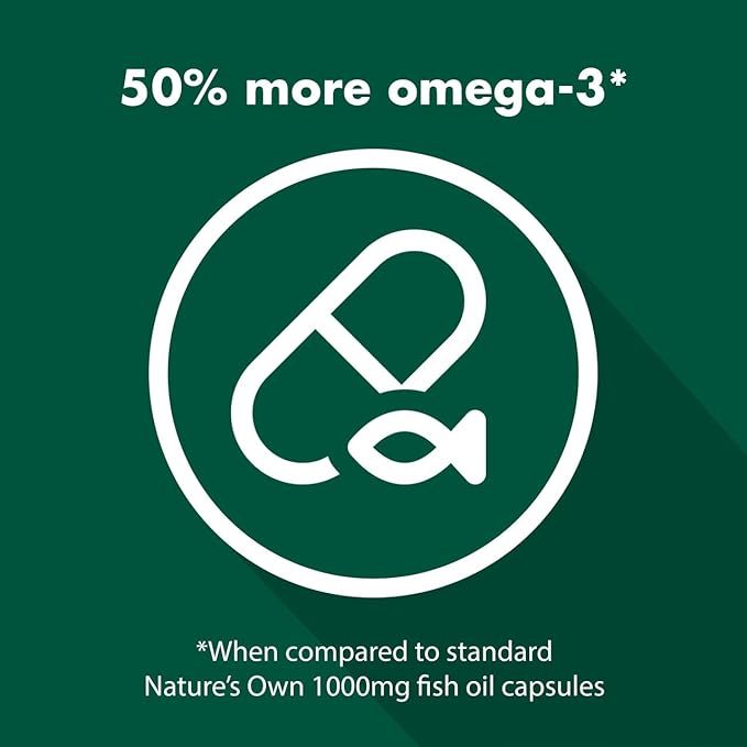Nature's Own Omega 3 High Strength Odourless Fish Oil 1500 MG X 200 Caps