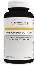 Integrative Therapeutics Pure Omega Ultra HP 1392 mg - Omega-3 Fish Oil Supplement with Essential Fatty Acids - Heart Health Support* - Gluten-Free &amp Dairy-Free - 90 Count (90 Servings)