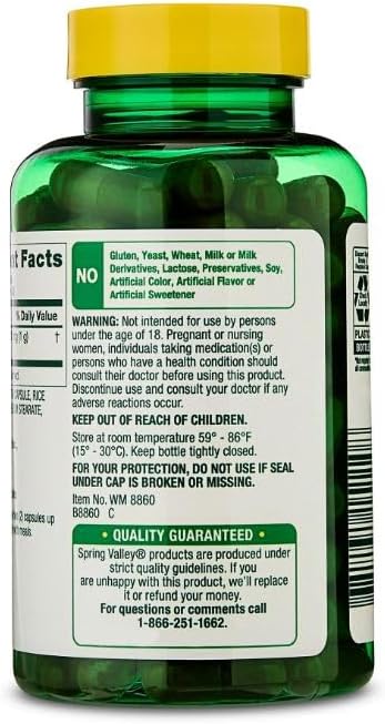 Spring Health Valley Beet Root Dietary Supplement 1000 mg 90 Count