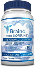 Fungavir Brainol - Targeted Brain Support Supplement - B Vitamins Magnesium Amino Acids St. John's Wort Phosphatidylserine Ginkgo Biloba - Vegan-Friendly - 60 Capsules - 1 Month Supply
