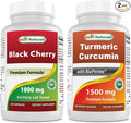 Black Cherry 1000 Mg &amp Turmeric Curcumin 1500mg/Serving with Bioperine