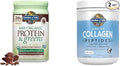 Garden of Life Powder Protein Greens Chocolate Organic 22 Ounce &amp Grass Fed Collagen Peptides Powder – Unflavored Collagen Powder
