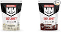 Muscle Milk 100% Whey Protein Powder Vanilla &amp Chocolate 5 Pound Each 68 &amp 66 Servings 25g Protein 2g Sugar Low Fat NSF Certified for Sport