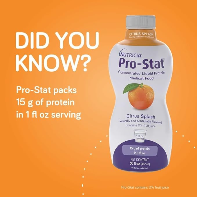 Pro-Stat Concentrated Liquid Protein Medical Food - Vanilla Flavor 30 Fl Oz Bottle (Case of 6)