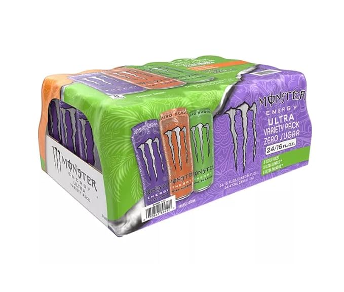 Monster Energy Ultra Variety Pack Sunrise Violet Paradise (16 fl. oz 24 pk.)