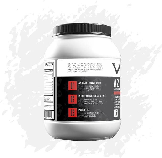 A2 Protein Powder Peppermint Milkshake 25 G Protein per Serving Organic A2/A2 Whey Casein Blend With Probiotics and Celtic Sea Salt Gluten Free Workout Supplement Non GMO 20 Serv 27.4 Oz