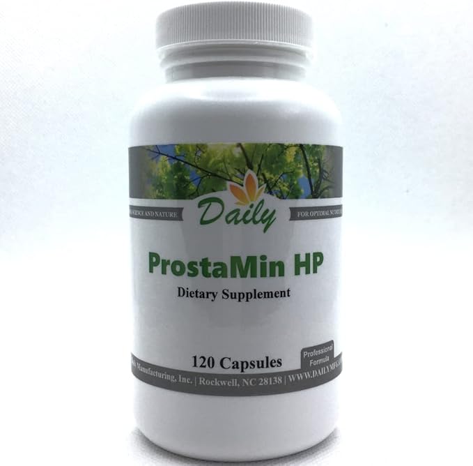 Daily Manufacturing ProstaMin HP™ (Beta Sitosterol Pygeum Reishi Mushroom Garlic Extract Curcumin (from Tumeric) &amp Zinc)