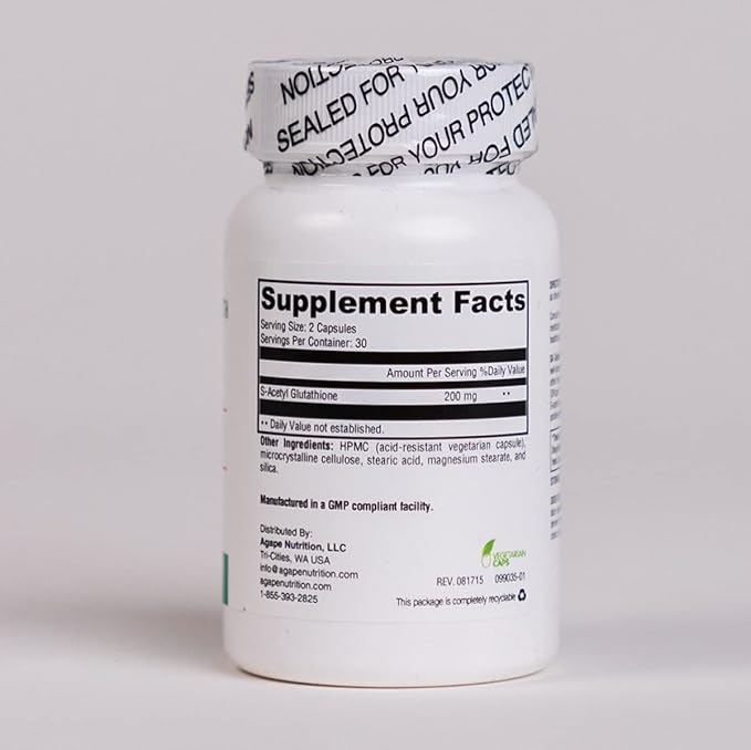 SA Glutathione Dietary Supplements | Supports Natural Antioxidant Activity 60 Capsules