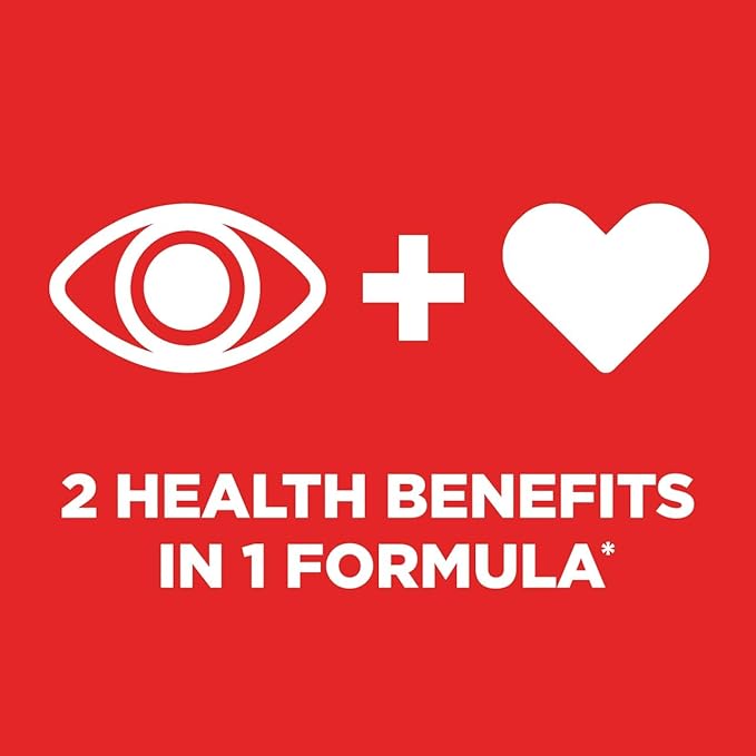PreserVision AREDS 2 Eye Vitamins with CoQ10 for Heart Health#1 Eye Doctor Recommended BrandLutein and Zeaxanthin Supplement with Vitamin C &amp EZincand Copper100 Softgels(Pack of 2)