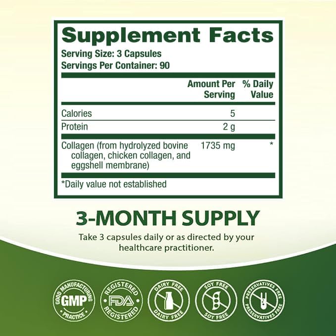 HealthA2Z® Mega Savings Bundle - Bismuth Subsalicylate 262mg (100 Tablets) &amp Multi Collagen Pills 1735 mg (270 Collagen Capsules)