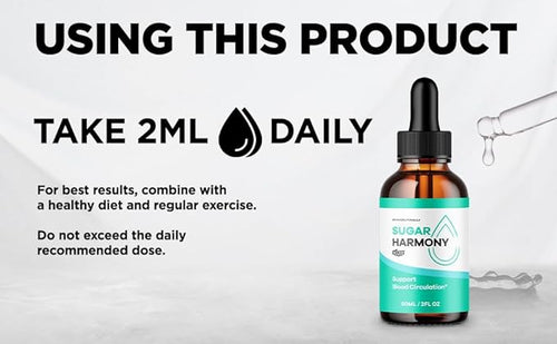 (2 Pack) Sugar Harmony Drops Official Sugarharmony Liquid Supplement with All Natural Ingredients Advanced Multivitamin Support Premium Health &amp Wellness Supplement Drops Made in The USA(60Servi