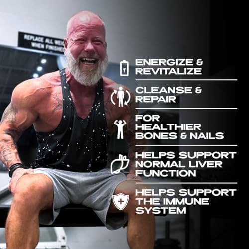 Iron Brothers Liver Support &amp Detox Supplement for Men/Women - Supports Bile Flow &amp Healthy Metabolism - Liver Cleanse Detox &amp Repair Formula w/Milk Thistle &amp Dandelion - 60 Capsules