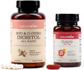 NatureWise Myo-Inositol &amp D-Chiro Inositol Fertility Supplements for Women - 40:1 Ratio [30-Day Supply] + CoQ10 200mg Softgels High Potency Ubiquinone - Coenzyme Q10 Supplement - [30-Day Supply]