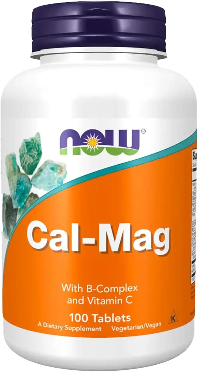 Cal-Mag Stress Formula 100 Tabs by Now Foods (Pack of 3)