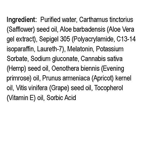 Melatonin Lotion 4 oz. Bottle Non-GMO Soy-Free