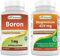 Boron 5 mg &amp Magnesium Glycinate 425 mg