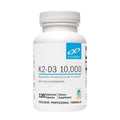 XYMOGEN K2-D3 10000 - Vitamin D3 K2 - Bioavailable Vitamin D 10000 IU (Cholecalciferol) with MK-7 - Heart Arterial Bone Health + Immune Support Supplement (120 Capsules)