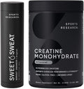 Sports Research Exercise Performance &amp Recovery Pack - Creatine Monohydrate (1.1lb) and Original Workout Enhancer Roll-On Gel Stick (6.4oz)