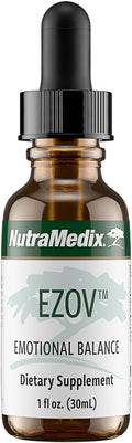 NutraMedix Ezov Hyssop Plant Drops - Liquid Supplement for Stress Management Relaxation Antioxidant Support &amp Gut Health - Liquid Herb Extract for Mood &amp Emotional Support (1oz / 30ml)