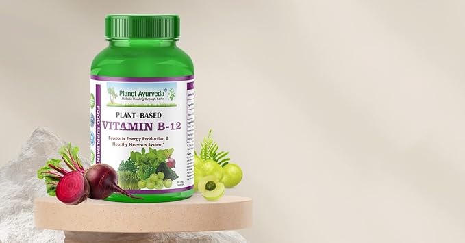 Planet Ayurveda Plant Based Vitamin D3 Organic Healthy Bones Immunity Mood for Women Men Children 60 CT (30-60 Days) (Pack of 1)