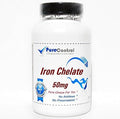 Iron Chelate 50mg // 200 Capsules // Pure // by PureControl Supplements