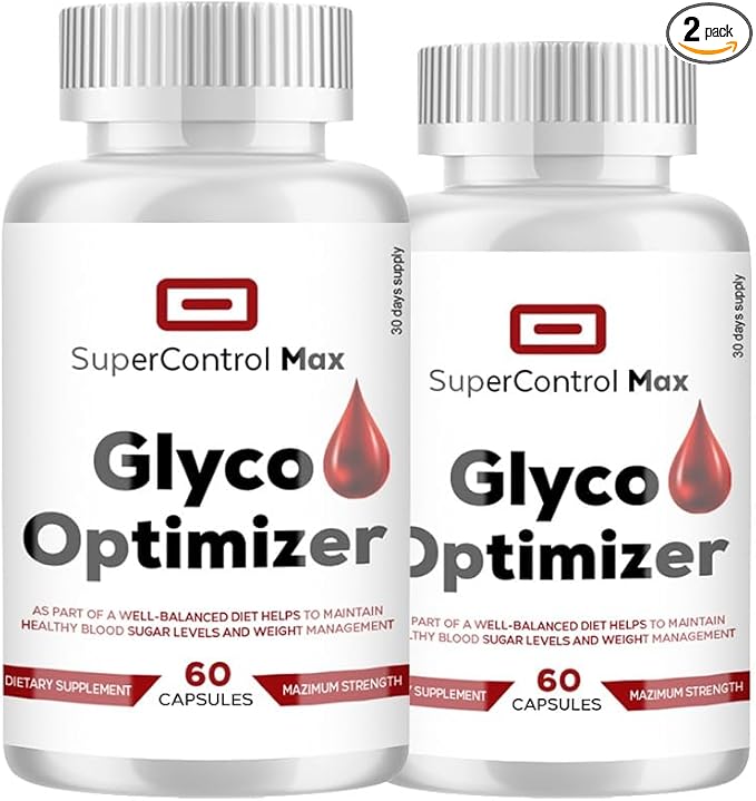 (2 Pack) Super Control Max Glycogen Support - Super Control Max Glyco Optimizer - Glyco Optimize Pills (120 Capsules - 2 Month Supply)